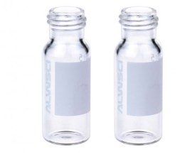 Kit Vial Transparente ComTampa Rosca Septo Ptfe/Sil 2ml - 100unid